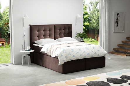 Łóżko tapicerowane typ. 54 z materacami w różnych szerokościach 140