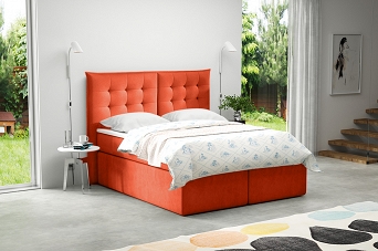 Łóżko tapicerowane typ. 54 z materacami w różnych szerokościach 180