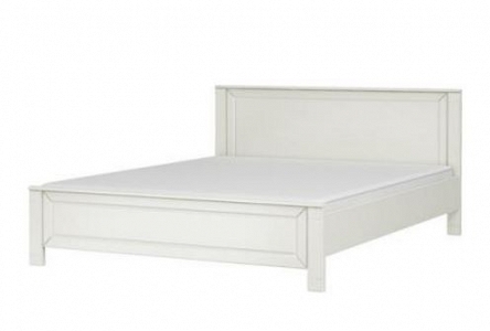 Łóże sypialniane białe, bez materaca Luna 160 LL-2
