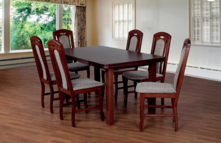 Komplet stołowy stół + 6 krzeseł