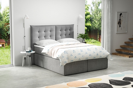Łóżko tapicerowane typ. 54 z materacami w różnych szerokościach 200