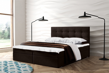 Łóżko tapicerowane typ. 52 z materacami w różnych szerokościach 140